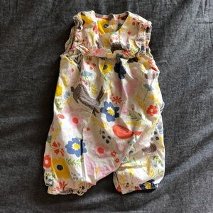 Mini Boden Bunny Romper 6-12 months EUC